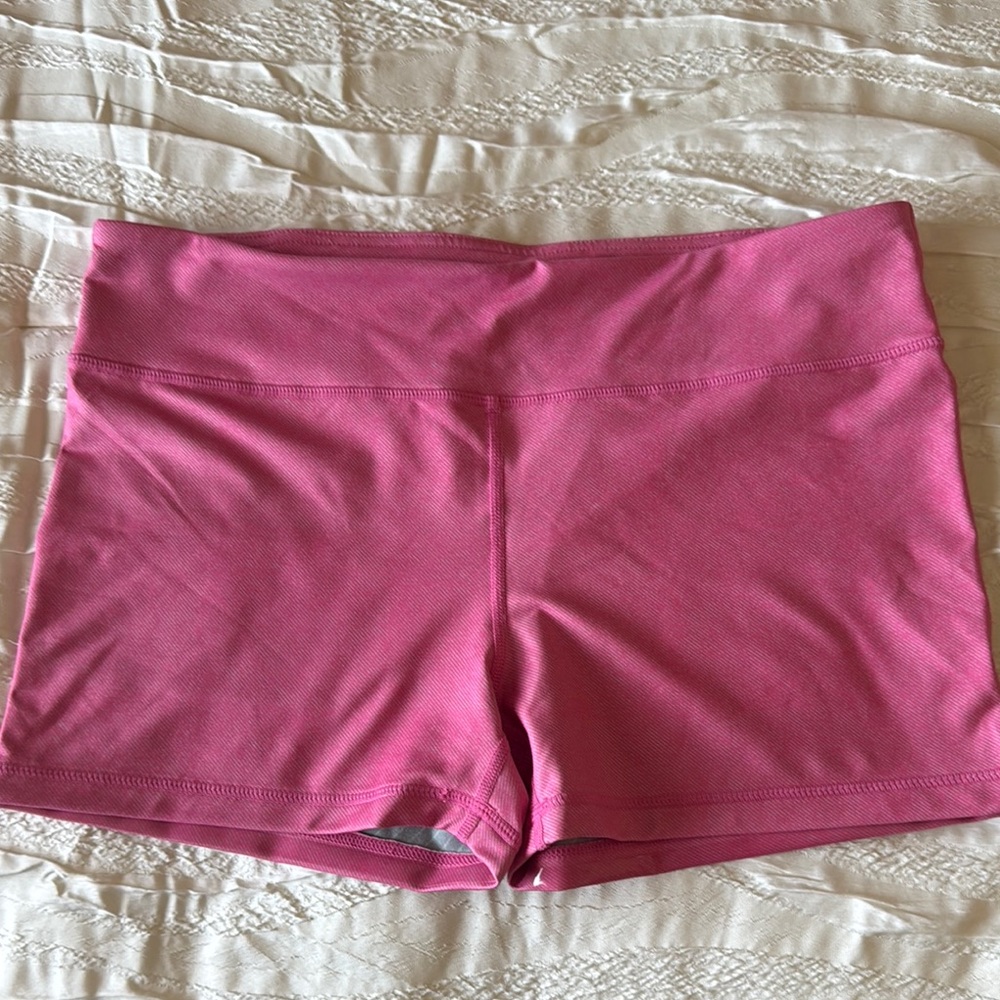 Women's Pink Compression Shorts
